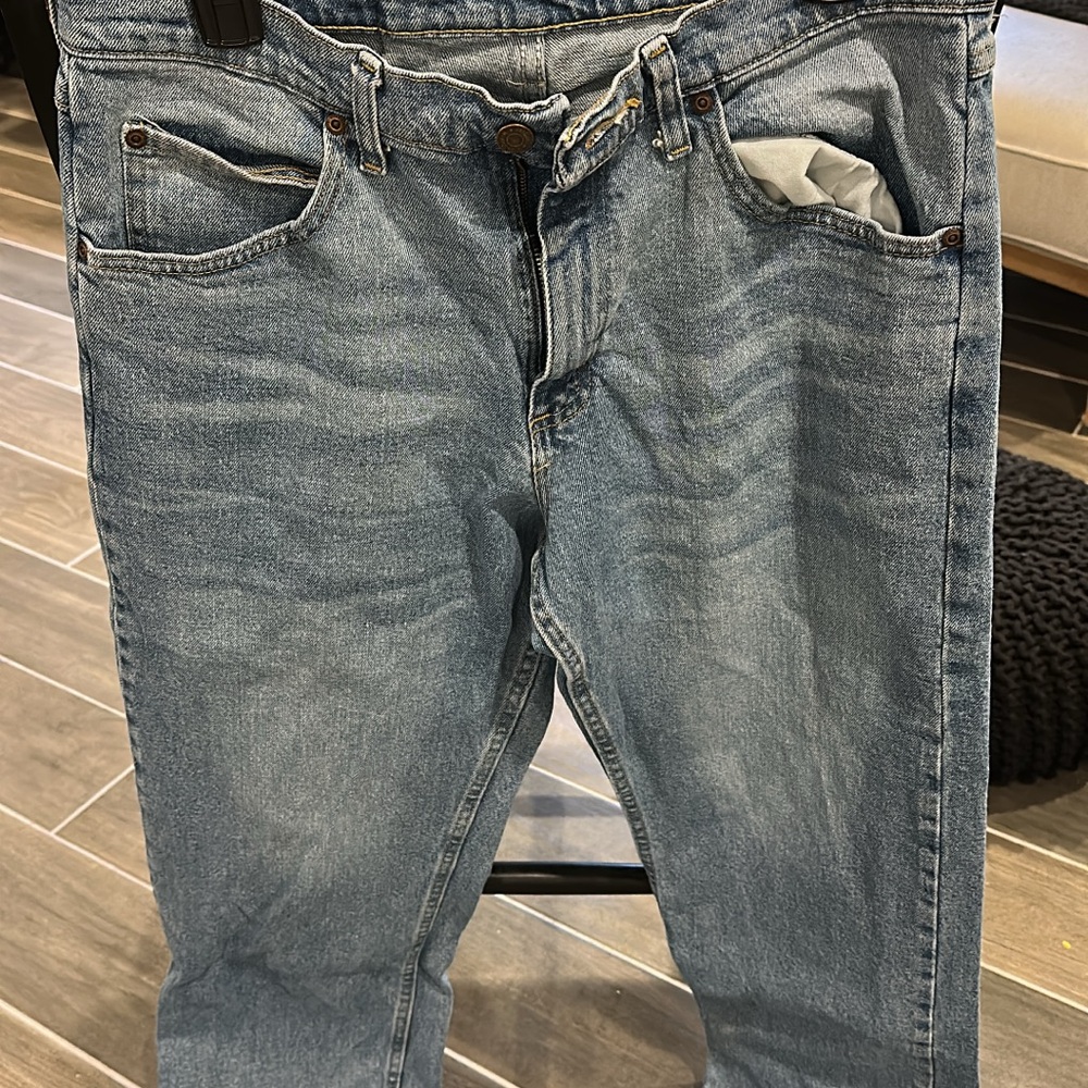 Wrangler Light Blue Straight Men's Jeans